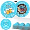 200-1000 Custom Plastic Poker Chips, Drink Chips Personalized Your Own Logo, Image and Text, Double Sided Full Color Printing Custom Tokens for Bar, Party, Business Cards and Promotions (Light Blue) view 2