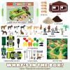Aprilwolf 69 PCS Farm Sensory Bin Toys Playset, Sandboxes with Sand, Farmer Tractor & Farm Animals Figures Toys for Kids 3 4 5, Gifts for 6 7 Years Old Boys Girls Toddlers view 2