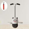 QSTDGVPW Tiger Pogo Ball with Handle Pogo Bouncing Ball with Pump Pogo Stick Jump for Outdoor, White view 4