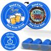 200-1000 Custom Plastic Poker Chips, Drink Chips Personalized Your Own Logo, Image and Text, Double Sided Full Color Printing Custom Tokens for Bar, Party, Business Cards and Promotions (Blue) view 2