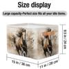 YPPAHHHH 3d Animal Horse Storage Basket Bin Storage Cube Box with Handles Large Foldable Toys Organizer Room Decor for Nursery Bedroom, 1 PCS view 4