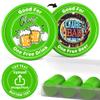 200-1000 Custom Plastic Poker Chips, Drink Chips Personalized Your Own Logo, Image and Text, Double Sided Full Color Printing Custom Tokens for Bar, Party, Business Cards and Promotions (Green) view 1