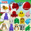 11 pcs Animal Figurines, 3D Printed Animal Figurines Set, Articulated, Party Favors, Pocket Fidget Toys Bulk, Goodie Bag Stuffers, Gifts for Boys Girls Toddlers, Office Desk Pets, Classroom rewards view 4