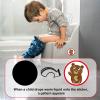 30pcs Potty Training Stickers, 15 Patterns Animal Color Potty You Pee on Toilet Reveal Sticker, Reusable Changing Potty Training Seat Chart Sticker, Funny Target Potty Sticker for Kids Toddlers view 3