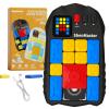 Rechargeable Super Slide Puzzle Game,Klotski Brain Toys for Kids Teens,500+ Challenges 7 Difficulty Levels for Boys&Girls,Portable Travel Games for All Ages,8-12 Gifts idea-Black view 1