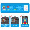 Rechargeable Super Slide Puzzle Game,Klotski Brain Toys for Kids Teens,500+ Challenges 7 Difficulty Levels for Boys&Girls,Portable Travel Games for All Ages,8-12 Gifts idea-Black view 2