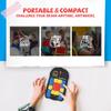 Rechargeable Super Slide Puzzle Game,Klotski Brain Toys for Kids Teens,500+ Challenges 7 Difficulty Levels for Boys&Girls,Portable Travel Games for All Ages,8-12 Gifts idea-Black view 3
