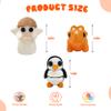 50 pcs Animal Figurines, 3D Printed Animal Figurines Set, Articulated, Party Favors, Pocket Fidget Toys Bulk, Goodie Bag Stuffers, Valentines Day Gifts for Boys Girls Toddlers, Classroom rewards view 2