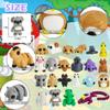 22 pcs Animal Figurines, 3D Printed Animal Figurines Set, Articulated, Party Favors, Pocket Fidget Toys Bulk, Goodie Bag Stuffers, Gifts for Boys Girls Toddlers, Office Desk Pets, Classroom rewards view 3
