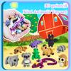 22 pcs Animal Figurines, 3D Printed Animal Figurines Set, Articulated, Party Favors, Pocket Fidget Toys Bulk, Goodie Bag Stuffers, Gifts for Boys Girls Toddlers, Office Desk Pets, Classroom rewards view 4