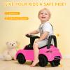 HEIMILI Mazda Licensed Kids Push Car, Toddler Ride On Toy with Anti-Slip Wheels & Safety Bumper Guards, Foot to Floor Toy for Indoor & Outdoor (Pink, Mazda Licensed) view 2