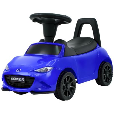 HEIMILI Kids Push Car with Music, Ride-On Toy with Anti-Slip Wheels, Bumper Guards and Horn Button for Fun & Safety (Blue)
