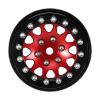 INJORA 1.3" Aluminium Beadlock Wheels for TRX4M SCX24 1/24 1/18 RC Crawler Upgrade(Black Red) view 3