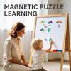 Dotimo 30 PCS Farm Animals Pairing Magnetic Puzzles for Toddlers 3-5, Montessori Learning Toys, Travel Toys, Preschool Educational Activity view 2