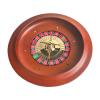 FytStycale Roulette Wheel Party Roulette Wheel, Desktop Game Entertainment, Wood Rotating Turntable Table Games, view 1