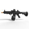 Ctffnny Powerful Full Auto M416 Gel Blaster, Pre-Loaded Function 130FPS, 80FT, 10RPS, High Speed Gel Gun, Orby Gun Drum Magazine with Goggles for Backyard Games view 2