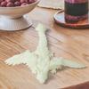 WUALAIER 12inch 3D Printed Fly Dragon - Glow in The Dark, Executive Desk Toys, Articulated Dragon, Fidget Toys for Executive Home Office Decor Glow in Green view 3