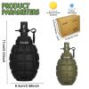 Tactical Toy Hand Grenade Bomb for Nerf CS Battle Game,2Pcs Fun Impact Pull Ring Fall Resistant Refillable Grenade Toy with 20 Foam Ammo for Outdoor 14+ Sport view 2