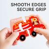 Dotimo 30 PCS Vehicle Pairing Magnetic Puzzle - Truck Fridge, Magnets Kids, Fridge Magnets for Toddlers 1-3 view 3