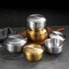 GANYKQ Stainless Steel Kids Soup Bowl Layer Bowl Food Bowl Tableware Base Bottom Thickened Food Bowl view 2