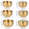 GANYKQ Stainless Steel Kids Soup Bowl Layer Bowl Food Bowl Tableware Base Bottom Thickened Food Bowl view 3