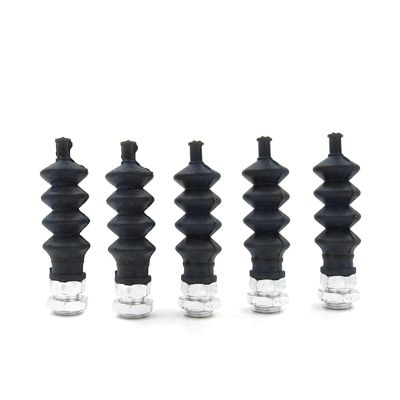 RC Boat Model Waterproof Bellows Sleeve Bellows Sleeve 42mm with Aluminum Base Accordion Cover Assembly