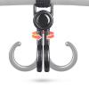 2pcs Bike Stroller Hooks, Adjustable Double Swivel Hooks for Hanging Bags, Multifunctional for Bicycle and Stroller view 3