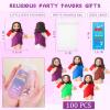 Barydat 50 Sets Mini Jesus Figures with Bible Verse Cards & Organza Bags for Christian Gifts Bulk Easter Sunday School Baptism First Communion VBS Gifts Religious Party Favors(Bible-Holding Style) view 2