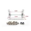 Aluminum Alloy Servo Mount Servo Bracket Server Seat for RC Aircraft and Boat Models view 2