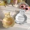 GANYKQ Ceramic Bowl Cartoon Bear Shaped Bowls for Kids Lunch Bowl White or view 4