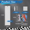 10 Pcs Model Car Display Case Wall Mount Compatible with Hot Wheels Match-Box Packaged Cars Holds up to 100 Cars Model Car Storage Case Display Shelf Rack view 2