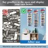 10 Pcs Model Car Display Case Wall Mount Compatible with Hot Wheels Match-Box Packaged Cars Holds up to 100 Cars Model Car Storage Case Display Shelf Rack view 4
