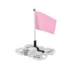 FEICHAO Drone Protection Accessories Propeller Protector Cover Anti-Scratch Cover Mounting Bracket Compatible with NEO Drone (Mounting Bracket Pink) view 4