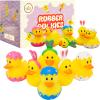 25-Pack Easter Rubber Duck Toy Bunny Rabbit Duckies for Kids Easter Eggs, Bath Birthday Gifts Baby Showers Summer Beach and Pool Activity, 2" (25-Pack) view 1