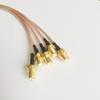 15M 50 ohm Shielded Silver Plated RG316D Ultra Low Loss Cable Reversed Polarity SMA Male to SMA Female Jumper -RF Antenna view 2