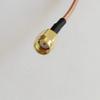 15M 50 ohm Shielded Silver Plated RG316D Ultra Low Loss Cable Reversed Polarity SMA Male to SMA Female Jumper -RF Antenna view 4