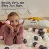 Almast Kids Ball Pit Balls for Toddlers | Soft, BPA-Free Plastic Balls for Baby Ball Pit, Playpen & Bounce House | Crush-Proof & Sensory-Safe Fun | Age 1+ (Neutral Colors, 5.5 cm - 100 Balls) view 2