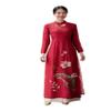 A1 Traditional Ao Dai Vietnamese Ao Dai For Women set, Ao Ba Ba For Women, Vietnamese Dress For Women, Ao Dai Dress For Women ao dai Tet (2XL) view 1