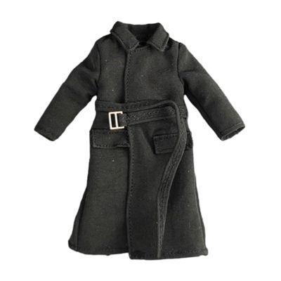 1/18 Male Figure Long Windbreaker Stylish Accessories Clothes Soft Outfits