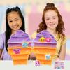 Cookeez Makery Yum Yumz Collector's Case, A Giant Ice Cream Case That Can Store 36 Yum Yumz! Includes 6 Exclusive Plush Plus A Fun Sticker Sheet To Decorate With, Play, Display And Store Away view 2