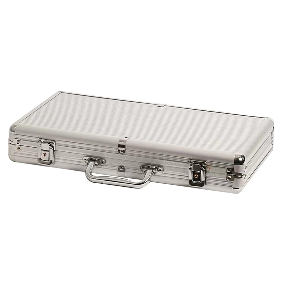 Chip Carry Case Portable Playing Games with Lock Chip Set Holder