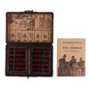2Pc Vintage Wooden Bead Abacus 5 Digits Child Learning view 2