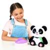 Little Live Pets My Baby Talking Panda ChuChu, Cuddly Panda Toy Plush with 50+ Sounds, Potty Dance, Kick, Feed, Kids Interactive Animal Toys Ages 4+ view 4