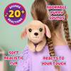 Little Live Pets My Really Real Puppy Mini Buddy The Retriever, Interactive Plush Toy with Basket, 20+ Sounds and Reactions, Puppy Toys for Kids view 3