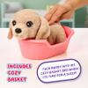 Little Live Pets My Really Real Puppy Mini Buddy The Retriever, Interactive Plush Toy with Basket, 20+ Sounds and Reactions, Puppy Toys for Kids view 4
