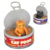 Archie McPhee Wet Food Joyride Wind-Up Cat Cans  Hilarious Soft Vinyl Toy Car for Cats, Fun Racing Action (Colors May Vary - One Cat Per Order) view 1