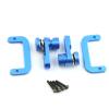RC Car Parts for Axial for SCX10 1/10 RC Crawler Car Upgrade Parts Accessories Metal Dig 2-Speed Shift Servo Horn Arm & Protect Mount Set(Blue) view 3