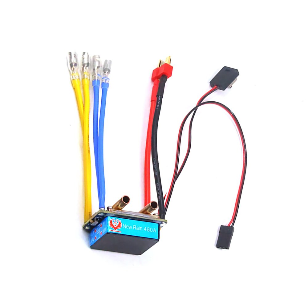 5V 3A Waterproof Brushed ESC Kit Speed Controller Fit for 380 540 550 775 Brushed Motor