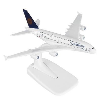 CHICHIYANG A380 German Lufthansa Airplane Model Realistic Civil Airliner Collectible for Gift or Display