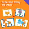 24 Set 3-Letter Word Puzzle Cards, 72 PCS Self Correcting Word Spelling Puzzles, Double Sided Puzzle Cards for Kindergarten Preschool Learning view 3